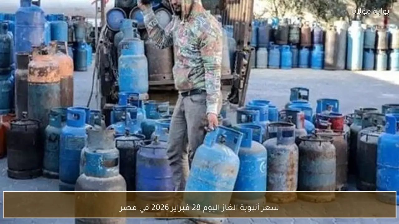 سعر أنبوبة الغاز اليوم 28 فبراير 2026 في مصر