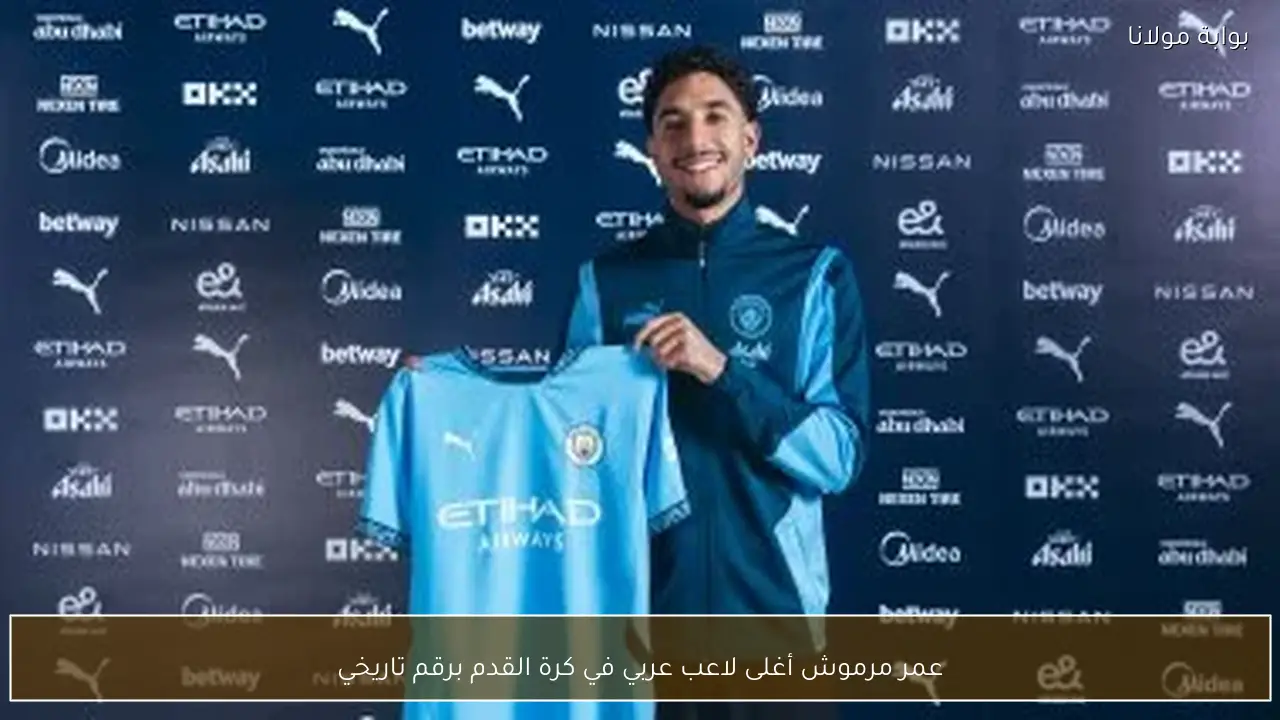 عمر مرموش أغلى لاعب عربي في كرة القدم برقم تاريخي