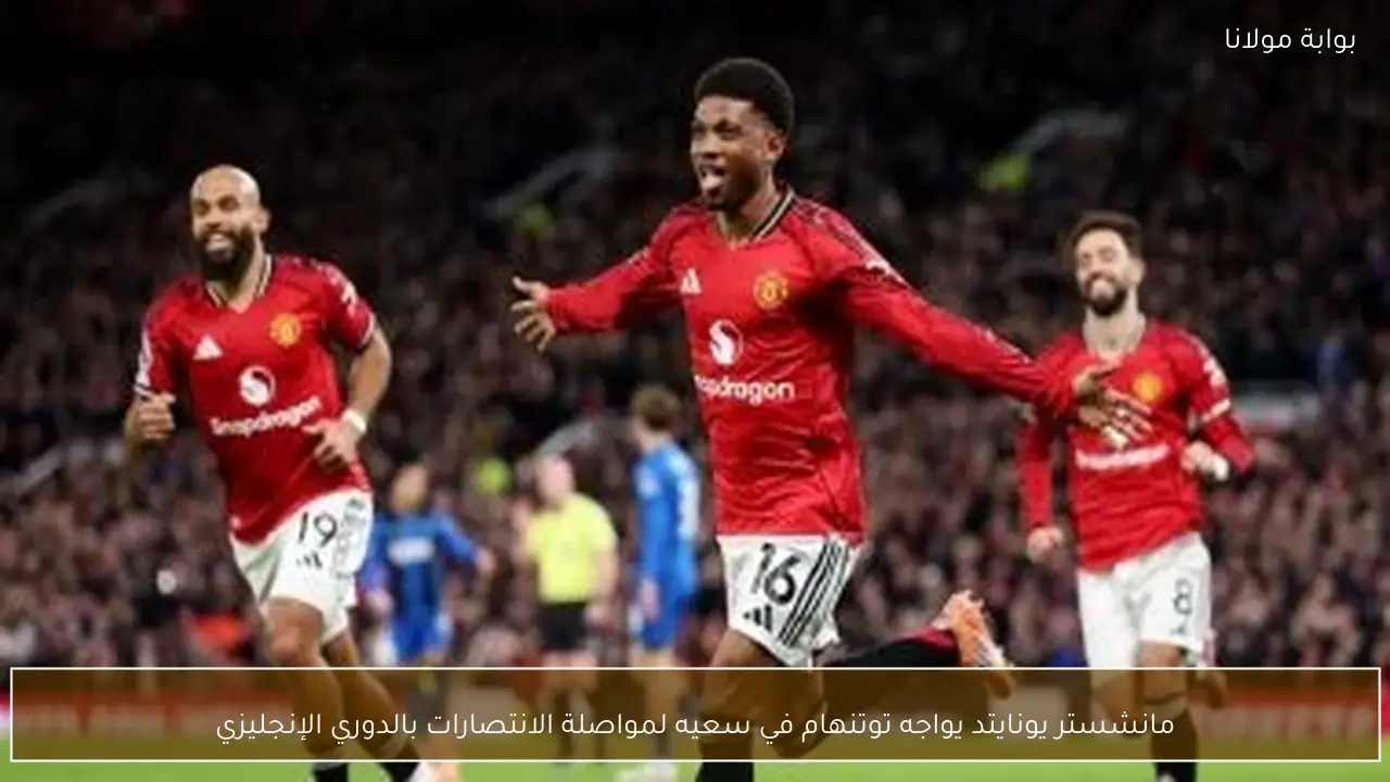 مانشستر يونايتد يواجه توتنهام في سعيه لمواصلة الانتصارات بالدوري الإنجليزي