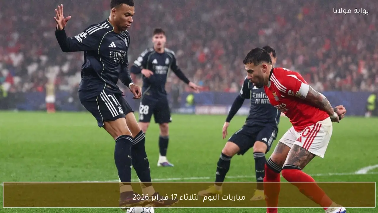 مباريات اليوم الثلاثاء 17 فبراير 2026