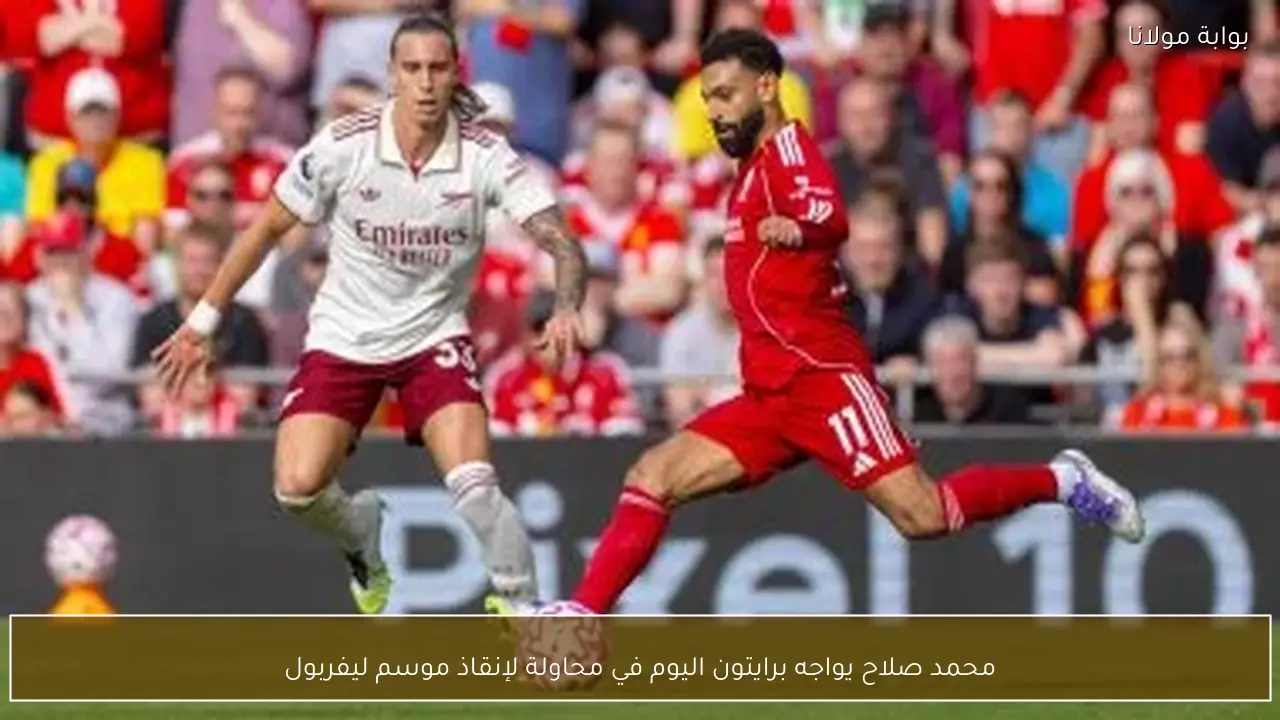 محمد صلاح يواجه برايتون اليوم في محاولة لإنقاذ موسم ليفربول