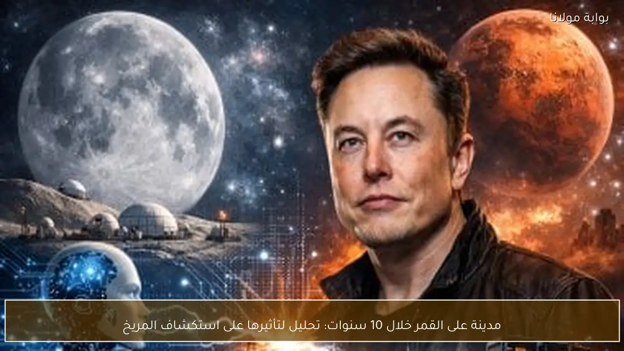 مدينة على القمر خلال 10 سنوات: تحليل لتأثيرها على استكشاف المريخ