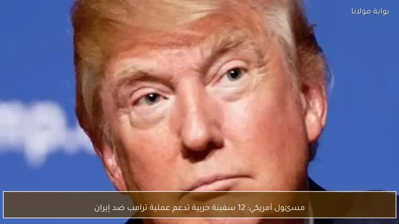 مسئول أمريكي: 12 سفينة حربية تدعم عملية ترامب ضد إيران