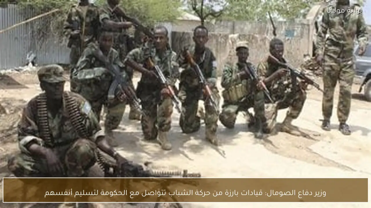 وزير دفاع الصومال: قيادات بارزة من حركة الشباب تتواصل مع الحكومة لتسليم أنفسهم