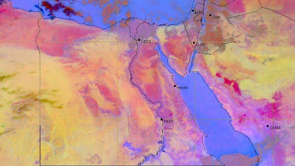 خريطة سقوط الأمطار على المحافظات غدا