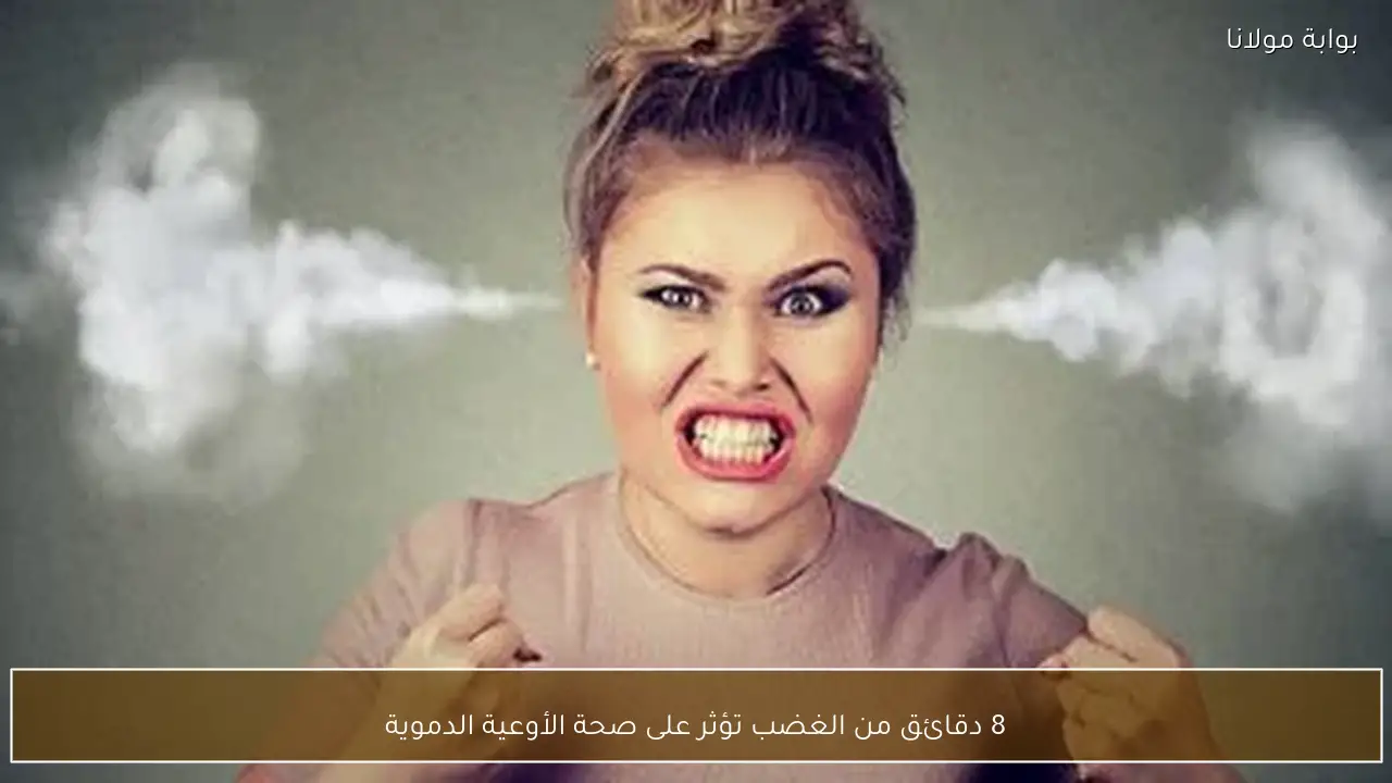8 دقائق من الغضب تؤثر على صحة الأوعية الدموية