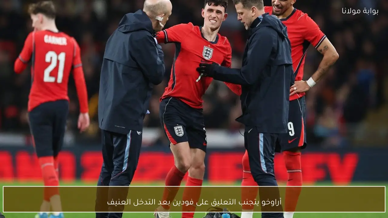 أراوخو يتجنب التعليق على فودين بعد التدخل العنيف