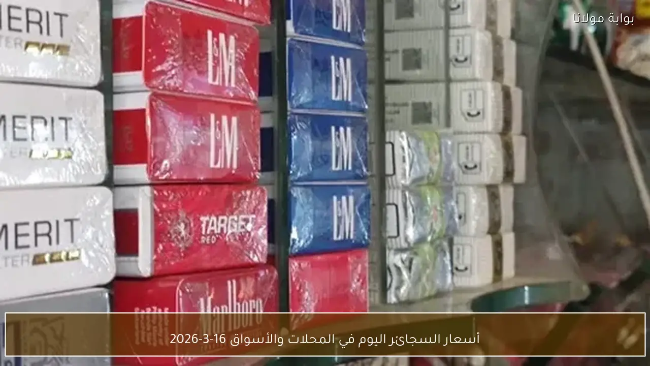 أسعار السجائر اليوم في المحلات والأسواق 16-3-2026