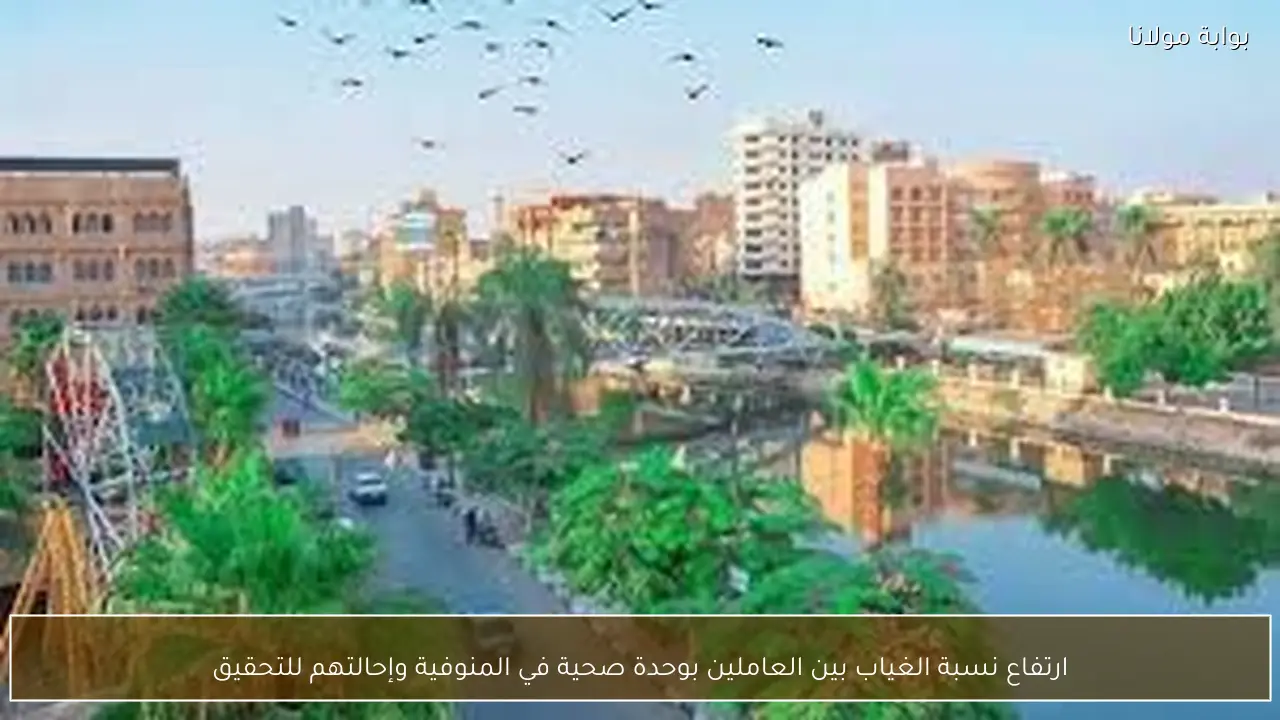 ارتفاع نسبة الغياب بين العاملين بوحدة صحية في المنوفية وإحالتهم للتحقيق