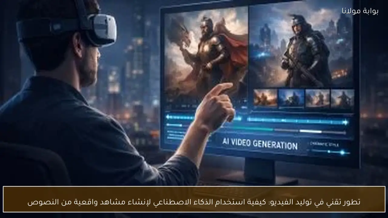تطور تقني في توليد الفيديو: كيفية استخدام الذكاء الاصطناعي لإنشاء مشاهد واقعية من النصوص