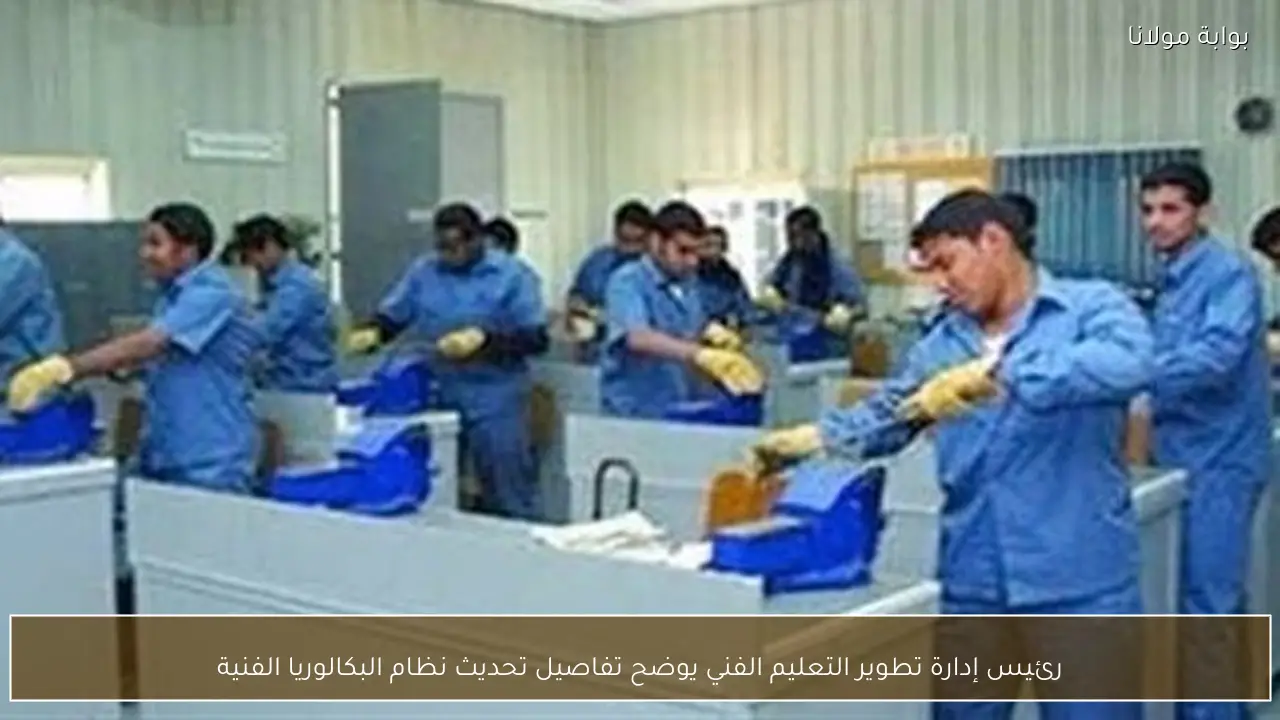 رئيس إدارة تطوير التعليم الفني يوضح تفاصيل تحديث نظام البكالوريا الفنية