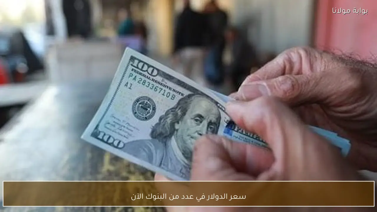 سعر الدولار في عدد من البنوك الآن