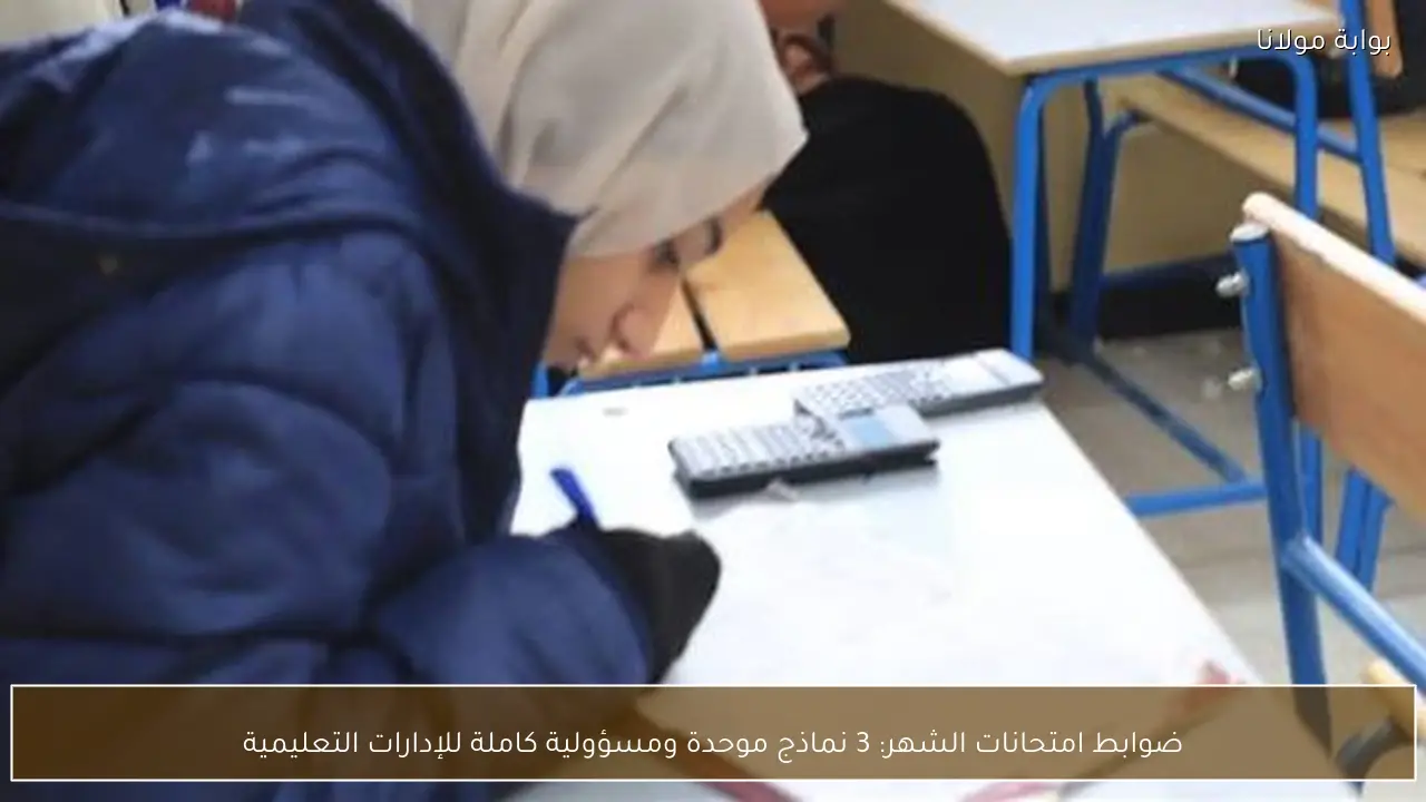 ضوابط امتحانات الشهر: 3 نماذج موحدة ومسؤولية كاملة للإدارات التعليمية