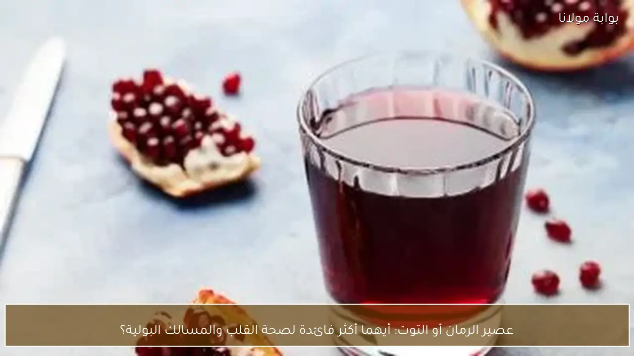 عصير الرمان أو التوت: أيهما أكثر فائدة لصحة القلب والمسالك البولية؟