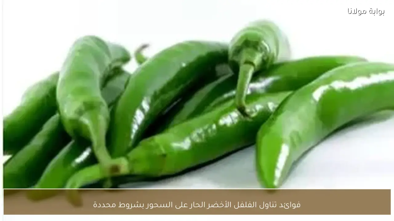 فوائد تناول الفلفل الأخضر الحار على السحور بشروط محددة