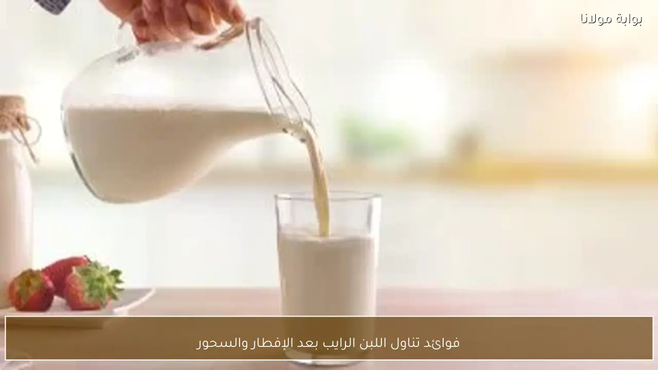 فوائد تناول اللبن الرايب بعد الإفطار والسحور