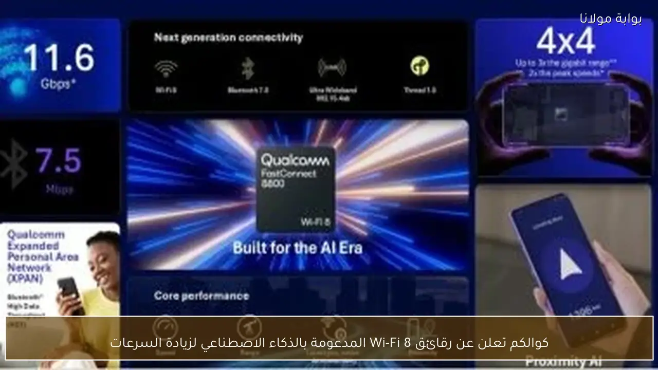 كوالكم تعلن عن رقائق Wi-Fi 8 المدعومة بالذكاء الاصطناعي لزيادة السرعات