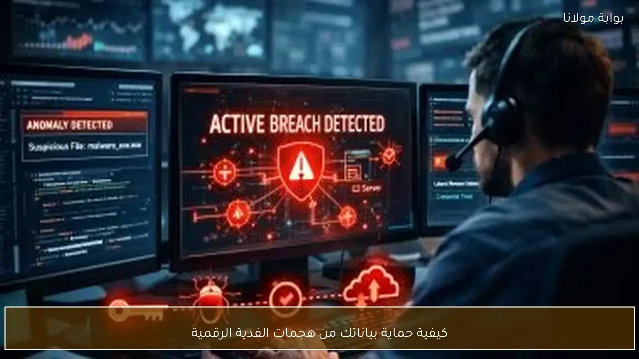 كيفية حماية بياناتك من هجمات الفدية الرقمية