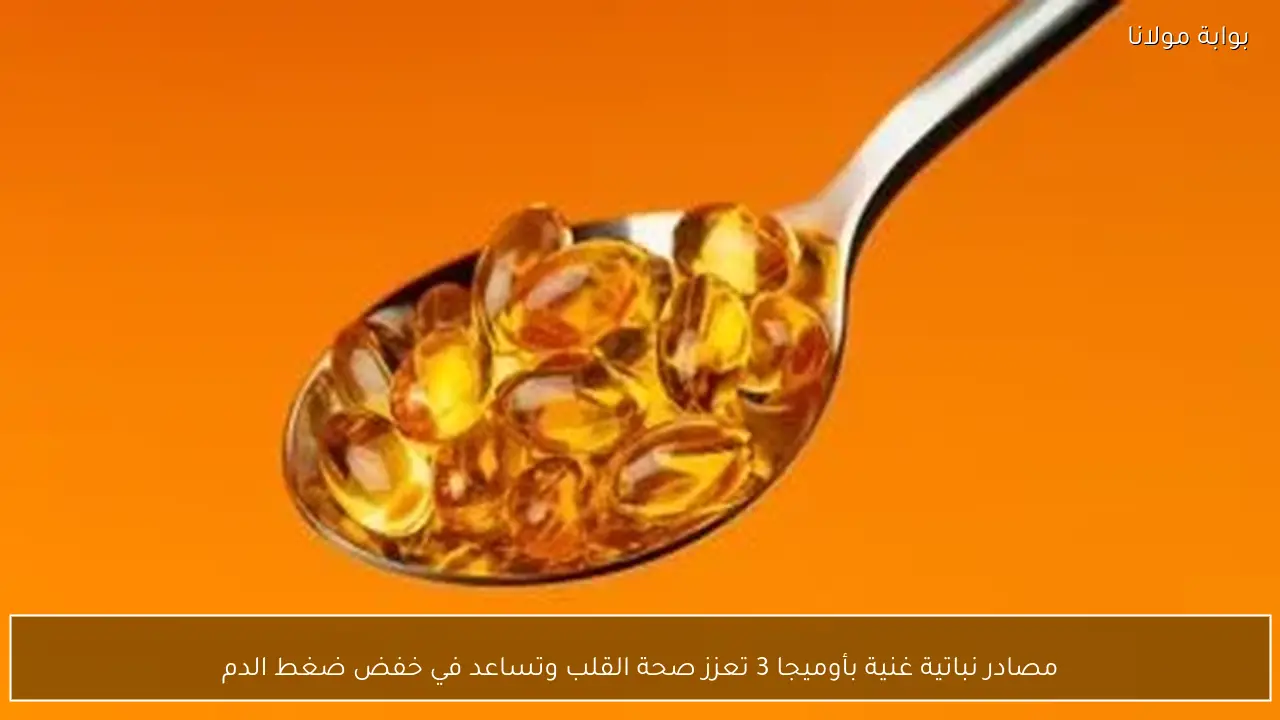 مصادر نباتية غنية بأوميجا 3 تعزز صحة القلب وتساعد في خفض ضغط الدم