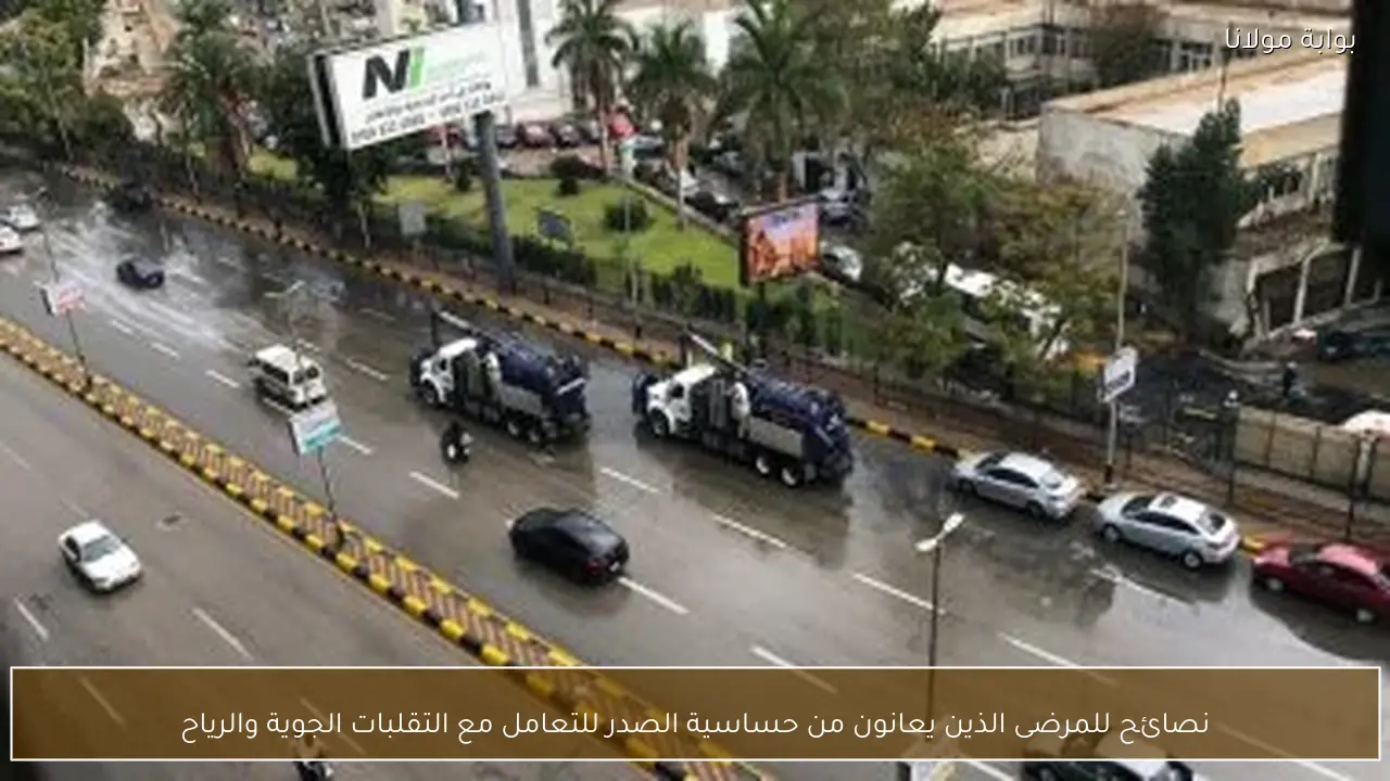 نصائح للمرضى الذين يعانون من حساسية الصدر للتعامل مع التقلبات الجوية والرياح