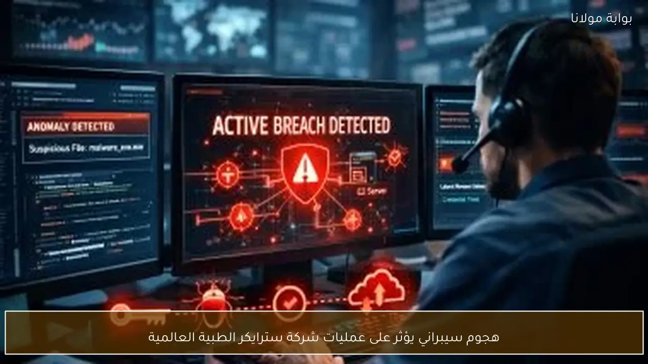 هجوم سيبراني يؤثر على عمليات شركة سترايكر الطبية العالمية