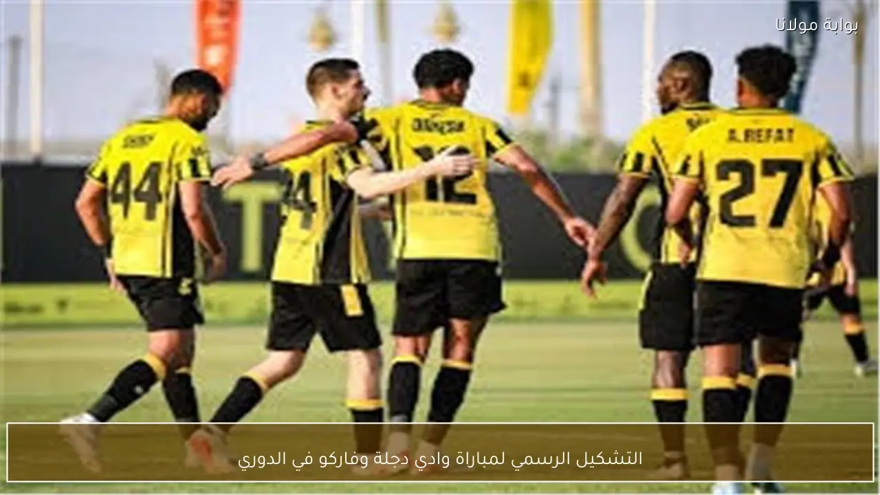 التشكيل الرسمي لمباراة وادي دجلة وفاركو في الدوري