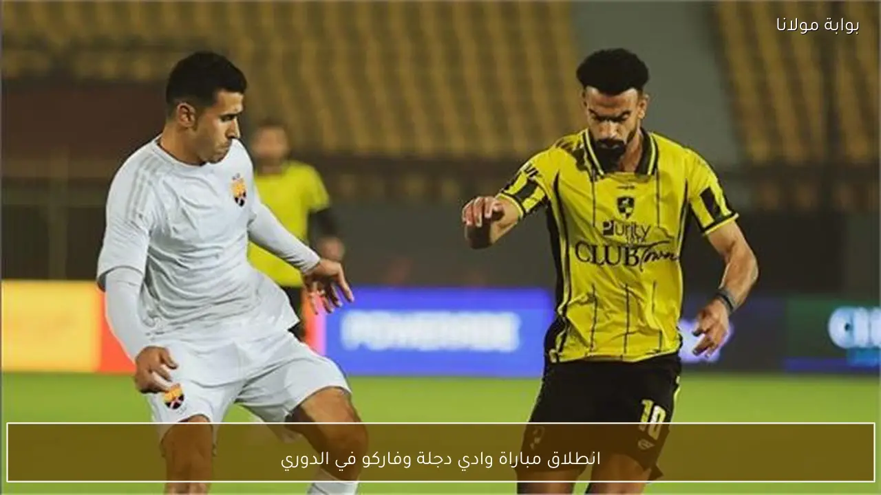 انطلاق مباراة وادي دجلة وفاركو في الدوري