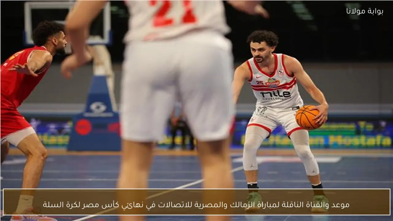 موعد والقناة الناقلة لمباراة الزمالك والمصرية للاتصالات في نهائي كأس مصر لكرة السلة